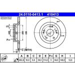 Bremsscheibe 24.0110-0413.1