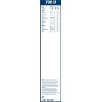 BOSCH 700 U Scheibenwischer Twin 3 397 004 489 BOSCH 700 U Scheibenwischer Twin 3 397 004 489