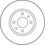 Bremsscheibe DF2686 Bremsscheibe DF2686