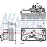 Nissens 90870 Ölkühler, Automatikgetriebe Nissens 90870 Ölkühler, Automatikgetriebe