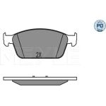 Meyle 025 257 3618/PD Bremsbelagsatz, Scheibenbremse MEYLE-PD: Advanced performance and design Meyle 025 257 3618/PD Bremsbelagsatz, Scheibenbremse MEYLE-PD: Advanced performance and design