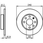 Bremsscheibe 0 986 479 189 Bremsscheibe 0 986 479 189