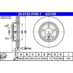 Bremsscheibe 24.0122-0160.1