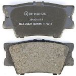 Metzger 1170313 Bremsbelagsatz, Scheibenbremse Metzger 1170313 Bremsbelagsatz, Scheibenbremse