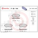 Bremsbelagsatz, Scheibenbremse P 50 144 Bremsbelagsatz, Scheibenbremse P 50 144