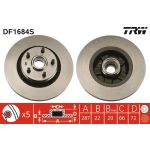 TRW DF1684S Bremsscheibe SINGLE