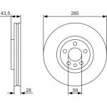BOSCH 0 986 479 S62 Bremsscheibe