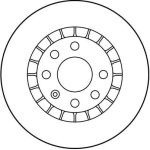 TRW DF1625 Bremsscheibe TRW DF1625 Bremsscheibe