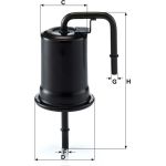 Kraftstofffilter WK 614/45 Kraftstofffilter WK 614/45