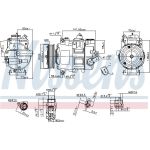 Kompressor, Klimaanlage 890550 Kompressor, Klimaanlage 890550