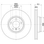 Bremsscheibe 8DD 355 104-241 Bremsscheibe 8DD 355 104-241