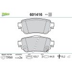 Valeo 601416 Bremsbelagsatz, Scheibenbremse Valeo 601416 Bremsbelagsatz, Scheibenbremse