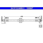 Bremsschlauch 24.5112-0408.3
