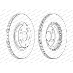 Ferodo DDF1596C Bremsscheibe PREMIER Ferodo DDF1596C Bremsscheibe PREMIER