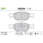 Valeo 598564 Bremsbelagsatz, Scheibenbremse Valeo 598564 Bremsbelagsatz, Scheibenbremse