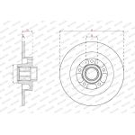 Bremsscheibe DDF2857C-1 Bremsscheibe DDF2857C-1