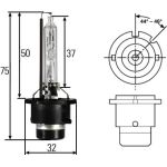 Hella 8GS 007 949-101 Glühlampe, Fernscheinwerfer