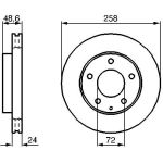 Bremsscheibe 0 986 479 B25