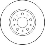 Bremsscheibe DF1697