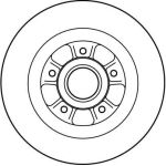 TRW DF4227 Bremsscheibe TRW DF4227 Bremsscheibe