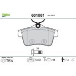 Valeo 601061 Bremsbelagsatz, Scheibenbremse