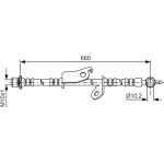 BOSCH 1 987 481 640 Bremsschlauch