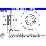 Bremsscheibe 24.0324-0152.1