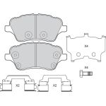 Valeo 601703 Bremsbelagsatz, Scheibenbremse