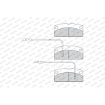 Bremsbelagsatz, Scheibenbremse FDB4013 Bremsbelagsatz, Scheibenbremse FDB4013