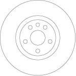 Bremsscheibe DF4257