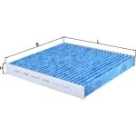 KNECHT LAO 888 Innenraumfilter Aktivkohlefilter mit antiallergischer Wirkung, CareMetix® KNECHT LAO 888 Innenraumfilter Aktivkohlefilter mit antiallergischer Wirkung, CareMetix®