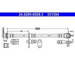 ATE 24.5295-0526.3 Bremsschlauch