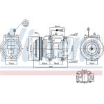 Kompressor, Klimaanlage 89119 Kompressor, Klimaanlage 89119