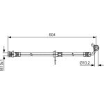 Bremsschlauch 1 987 481 472