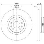 Bremsscheibe 8DD 355 129-111