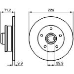 Bremsscheibe 0 986 478 332 Bremsscheibe 0 986 478 332