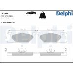 Delphi LP1436 Bremsbelagsatz, Scheibenbremse