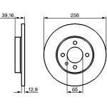 Bremsscheibe 0 986 479 B30