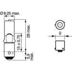 Glühlampe, Park-/Positionsleuchte 1 987 302 232 Glühlampe, Park-/Positionsleuchte 1 987 302 232
