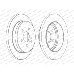 Ferodo DDF1037C Bremsscheibe PREMIER
