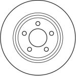 TRW DF4207 Bremsscheibe