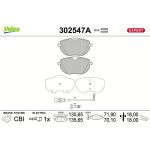 Bremsbelagsatz, Scheibenbremse 302547A Bremsbelagsatz, Scheibenbremse 302547A