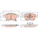 Bremsbelagsatz, Scheibenbremse GDB2092 Bremsbelagsatz, Scheibenbremse GDB2092