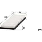 MANN-FILTER CU 2910 Innenraumfilter, Partikelfilter