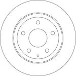Bremsscheibe DF8115 Bremsscheibe DF8115