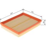 BOSCH F 026 400 301 Luftfilter BOSCH F 026 400 301 Luftfilter