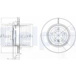 Delphi BG3787 Bremsscheibe Delphi BG3787 Bremsscheibe