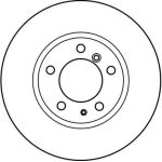 Bremsscheibe DF2555 Bremsscheibe DF2555