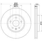 Bremsscheibe 8DD 355 129-091 Bremsscheibe 8DD 355 129-091