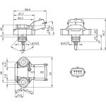 Sensor, Kraftstoffdruck 0 261 230 112 Sensor, Kraftstoffdruck 0 261 230 112